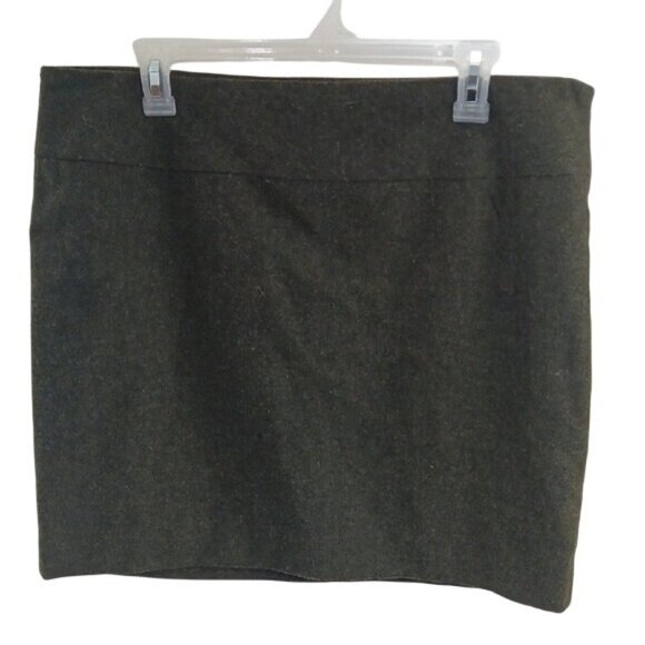 The Limited Skirt Womens Size 12 Straight Pencil Mini Classic Wool Blend Brown - Picture 1 of 6